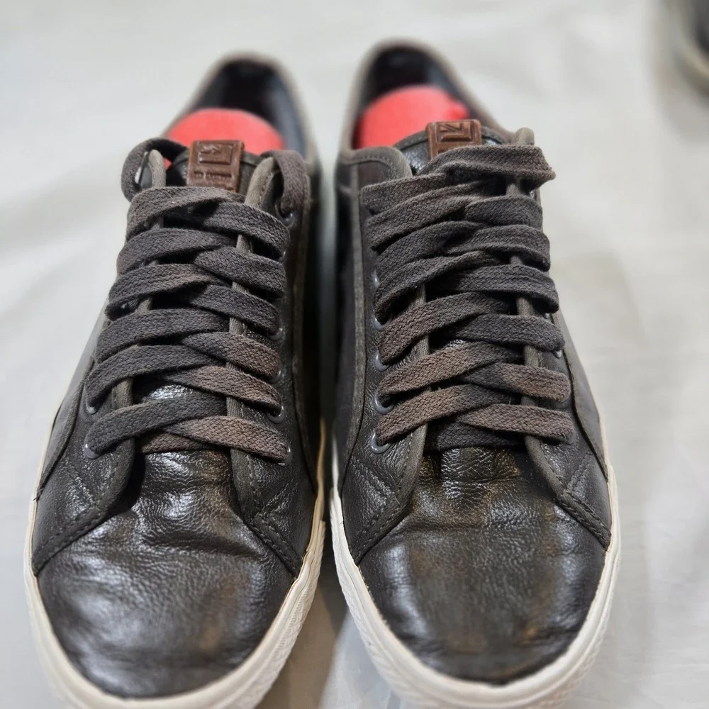Ben Sherman Sneakers Mens 9 Gray Lace Up Rubber Outsole Canvas Low Top Casual